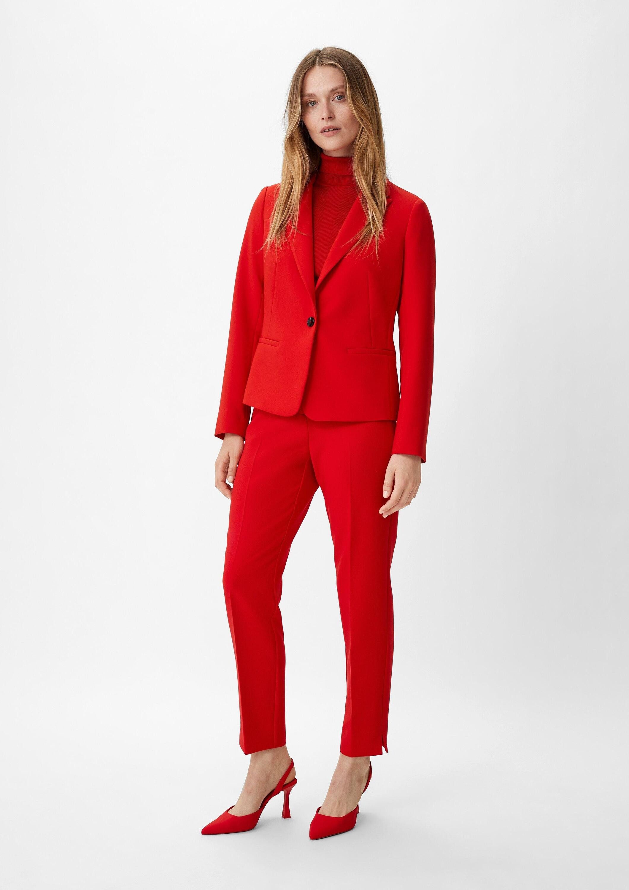 comma 7/8-Hose Hose Slim: Slim Leg-Hose aus Viskosemix