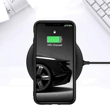 CoolGadget Handyhülle Black Series Handy Hülle für Apple iPhone 11 Pro Max 6,5 Zoll, Edle Silikon Schlicht Robust Schutzhülle für iPhone 11 Pro Max Hülle