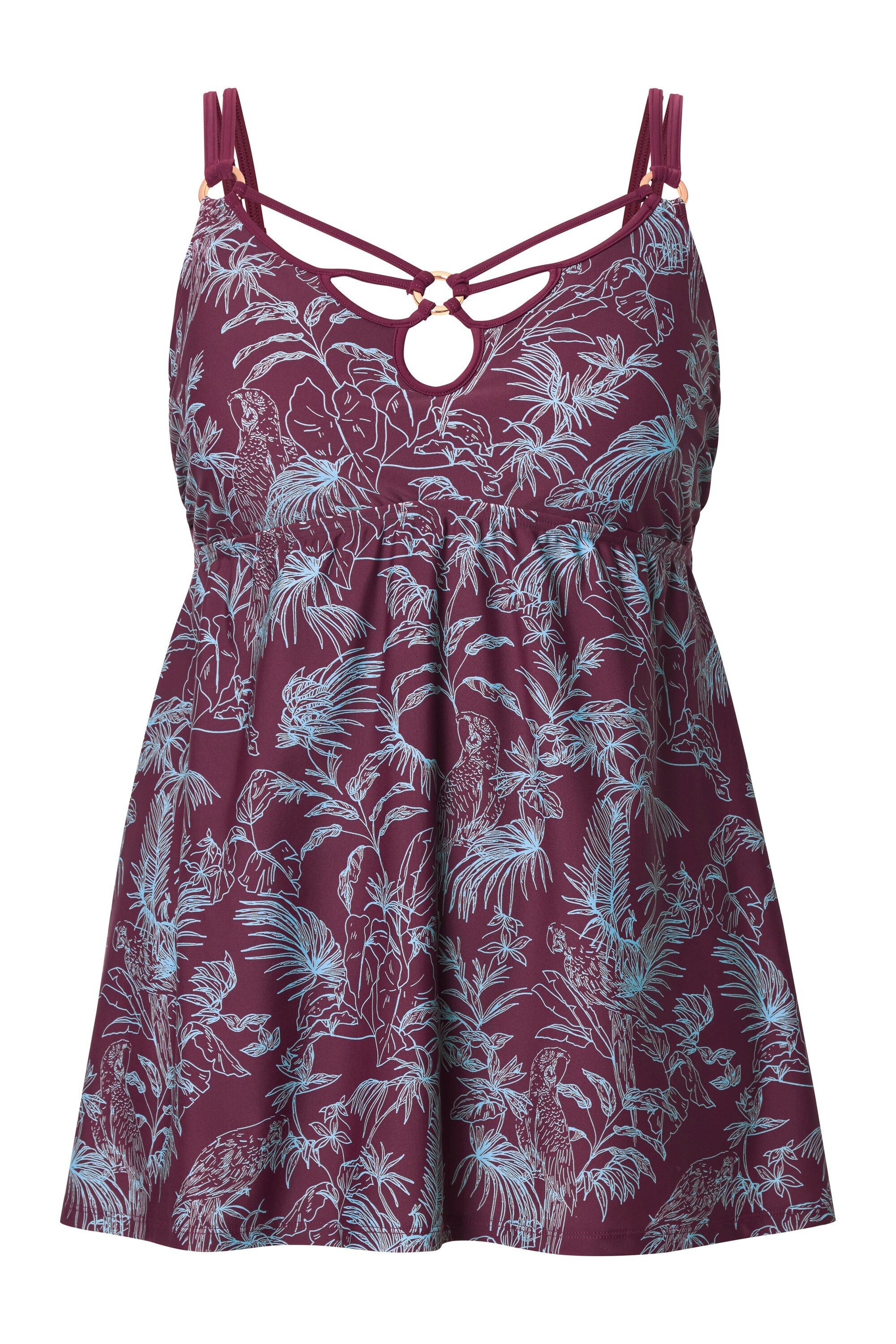 Ulla Popken Badekleid Badekleid Dschungel Softcups günstig online kaufen