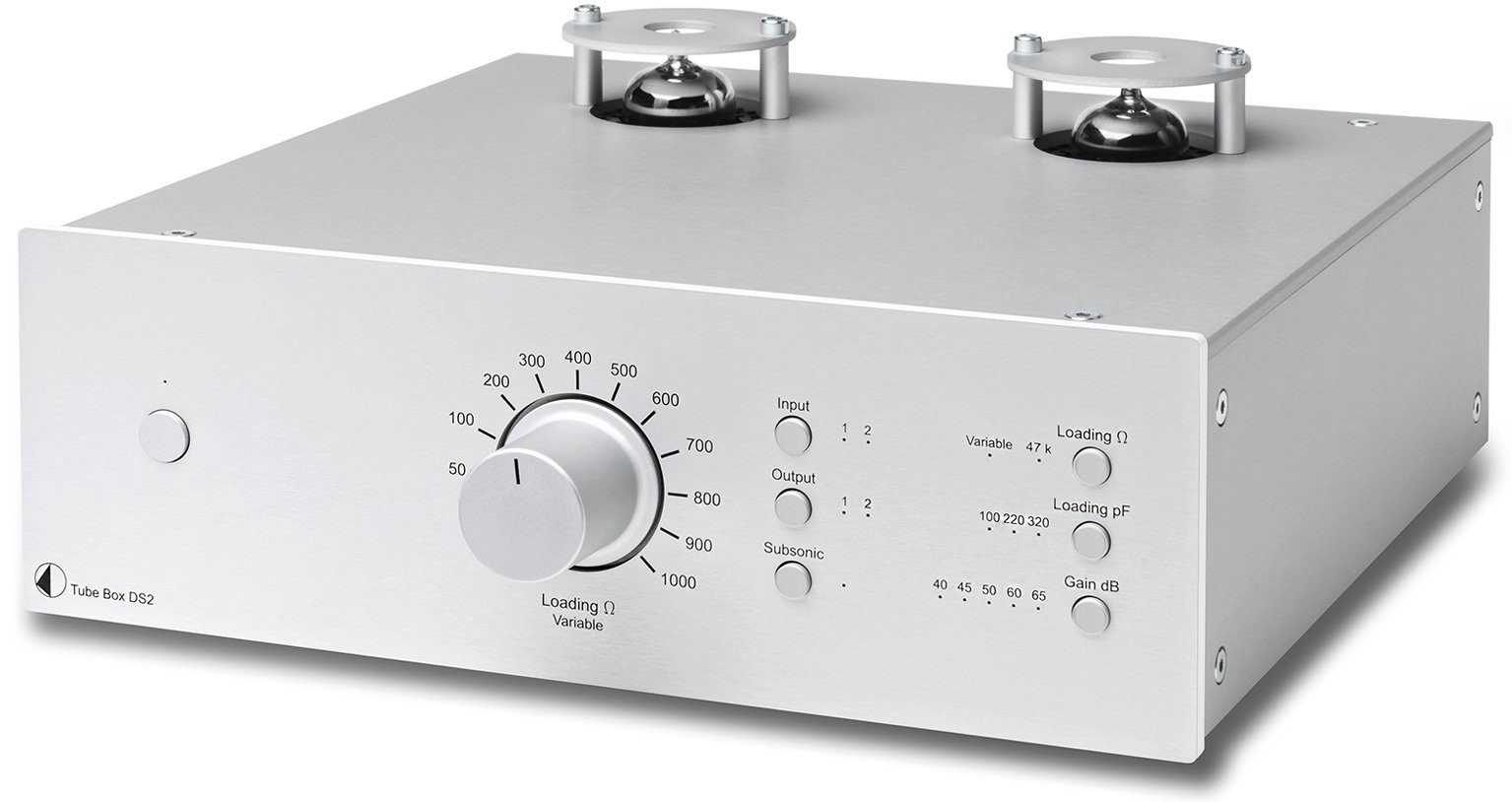 Tube Box DS2 silber Röhren Phono-Vorverstärker Vorverstärker