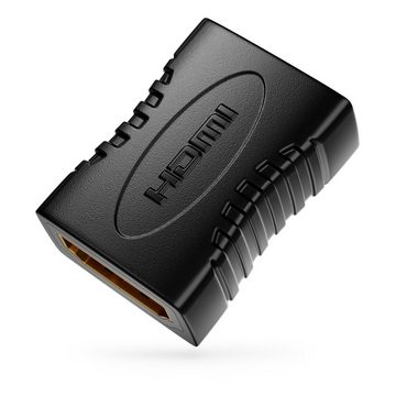 deleyCON deleyCON 2 HDMI Adapter Kupplung Verbinder Typ A 4K Ultra HD UHD 3D HDMI-Kabel