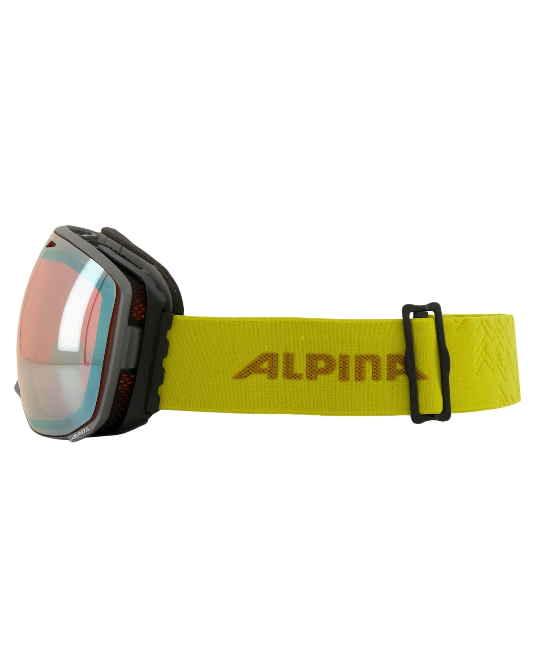 Sports Skibrille (100) NAATOR Ski- Snowboardbrille Alpina weiß und