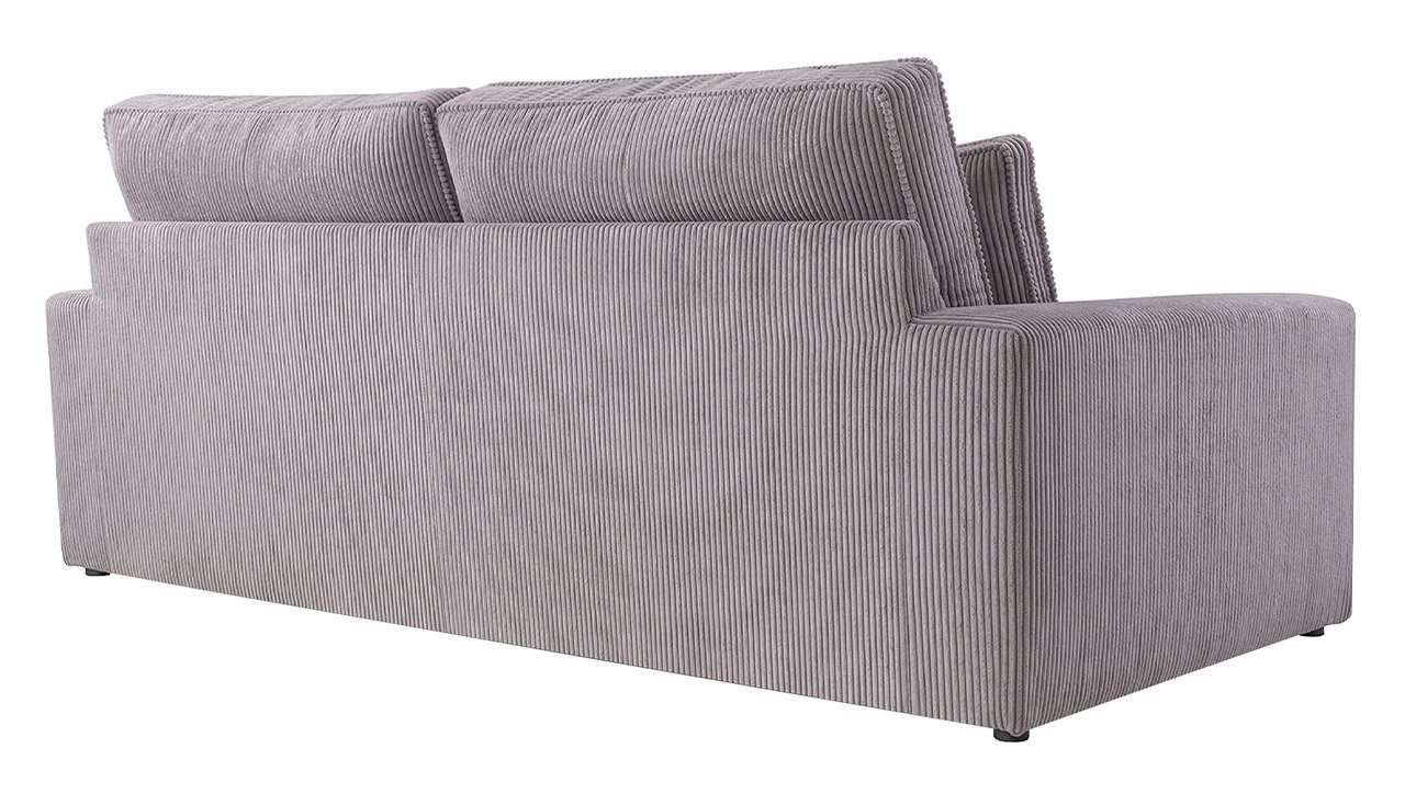 MKS MÖBEL Sofa Kissen, Lincoln LOCANO, Beige Zweisitzer, mit modern freistehend losen