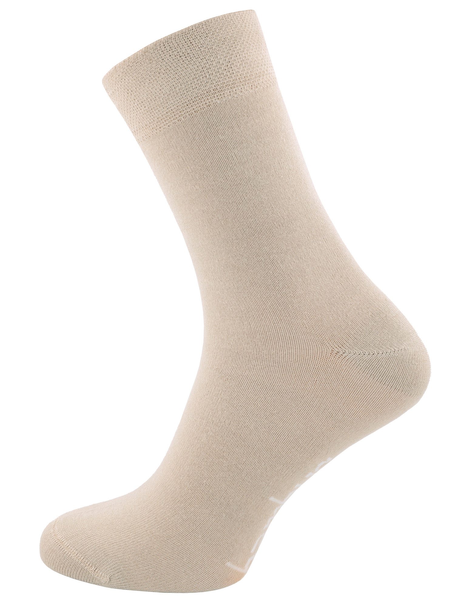 Cotton Prime® Socken Bambussocken ohne Gummibund (10-Paar) weich und atmungsaktiv durch Viskose