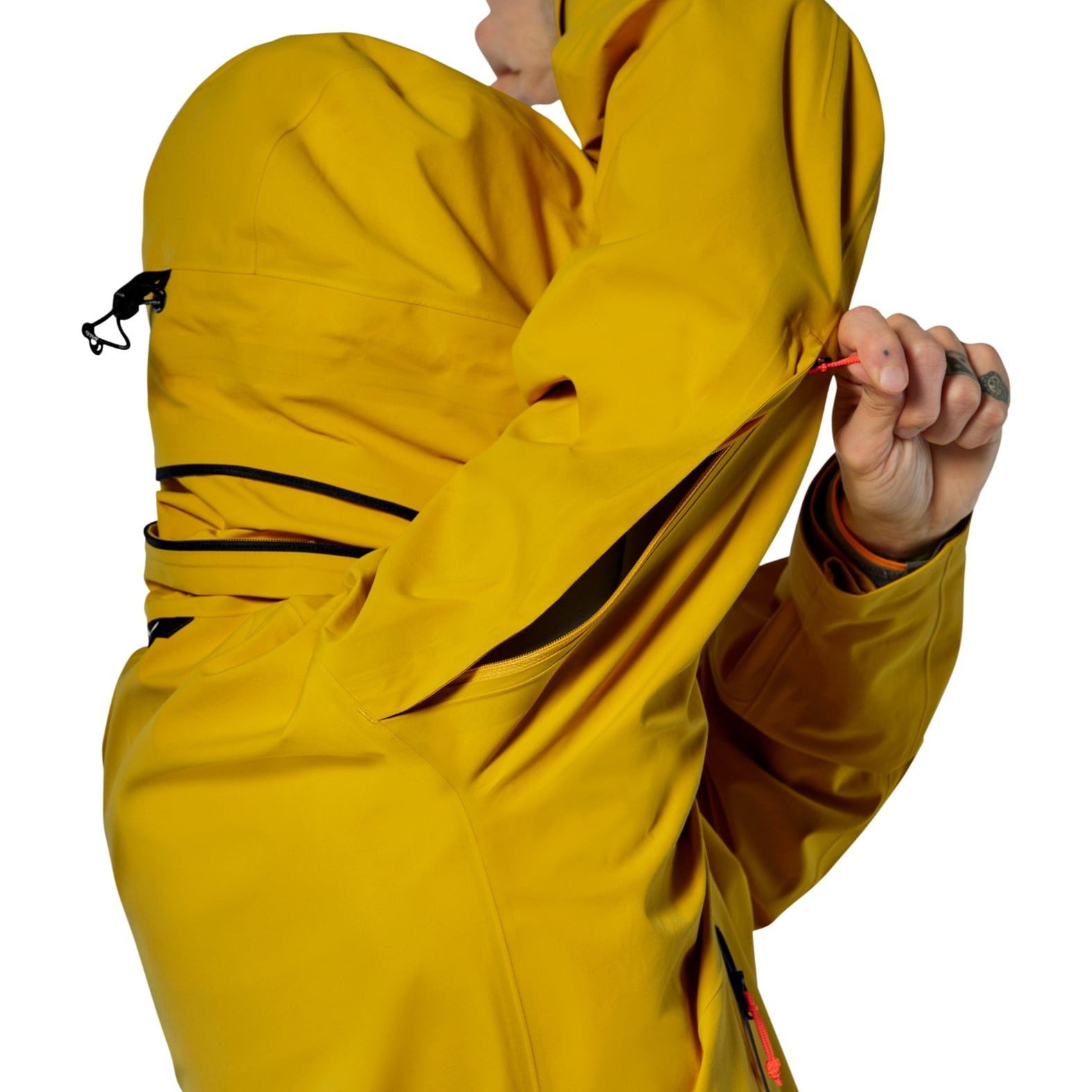 Salewa Softshelljacke Wander-Hardshelljacke Ortles GTX 3L EPE (wasserdicht, winddicht) gold