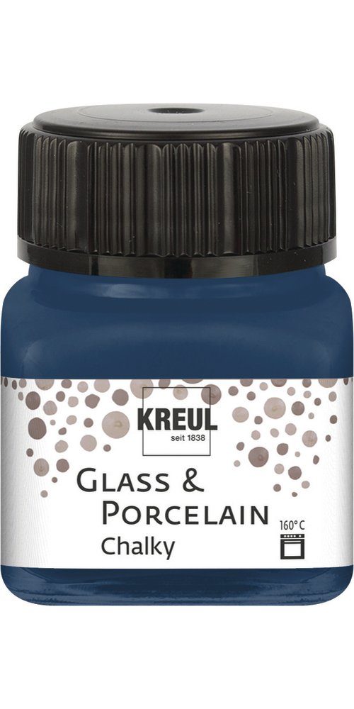 Kreul Bastelfarbe Glass & Porcelain Chalky, 20 ml
