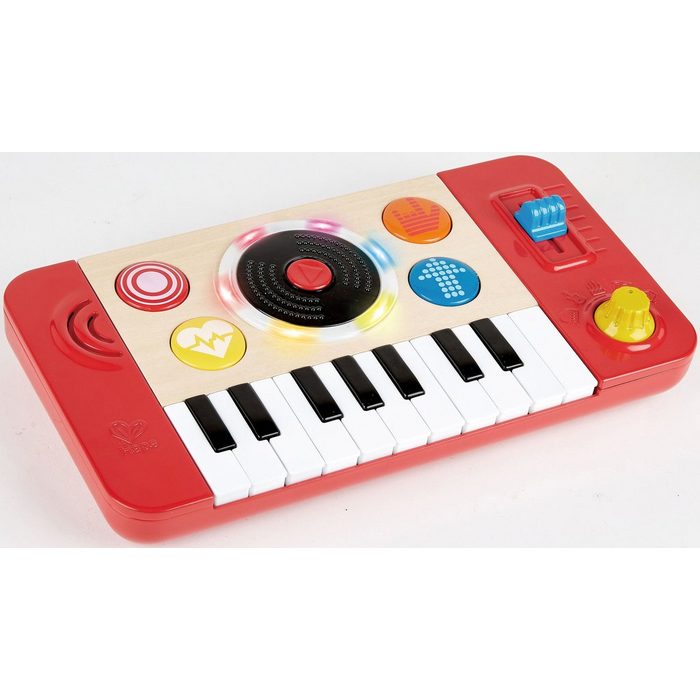 Hape Spielzeug-Musikinstrument DJ-Mischpult mit Licht & Sound