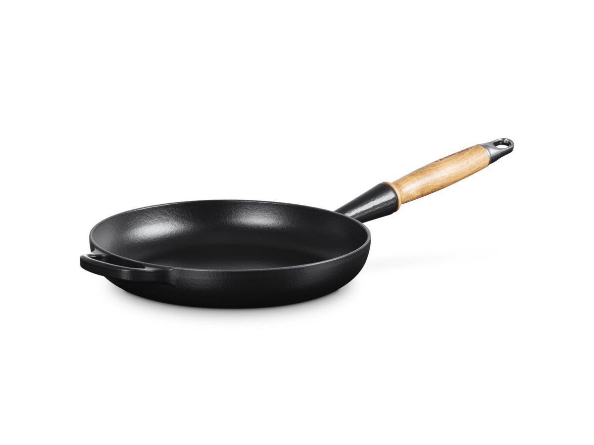 LE CREUSET Bratpfanne Bratpfanne 24 cm Signature schwarz, Gusseisen