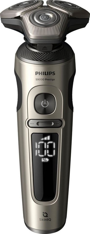Philips Elektrorasierer Series 9000 Prestige SP9883/36, Reinigungsstation,  Aufsätze: 2, Etui, mit SkinIQ Technologie
