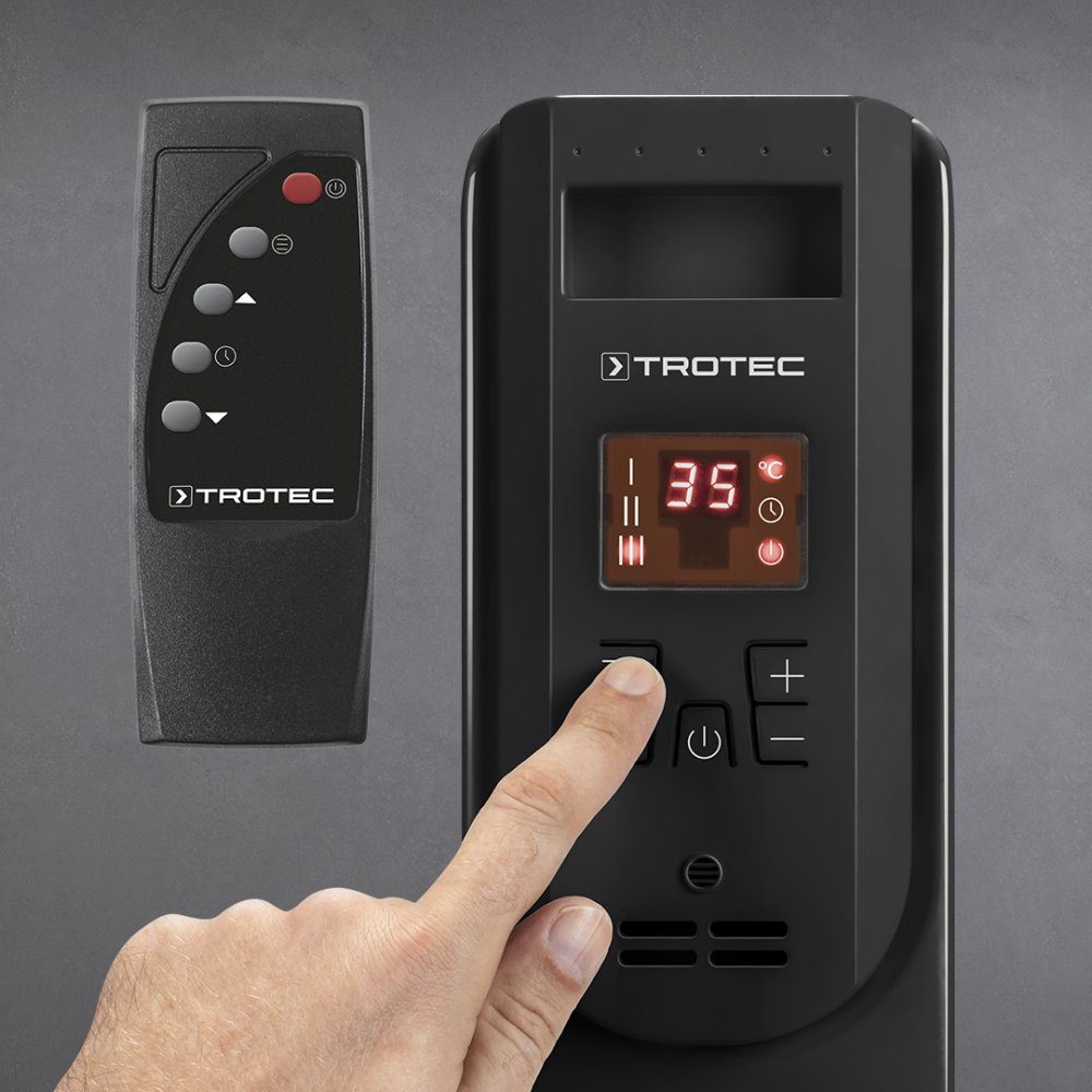 TROTEC Ölradiator TRH Wärme W, 3 25 2500 und Heizgerät behagliche für Heizleistung E, Heizer schnelle Heizstufen