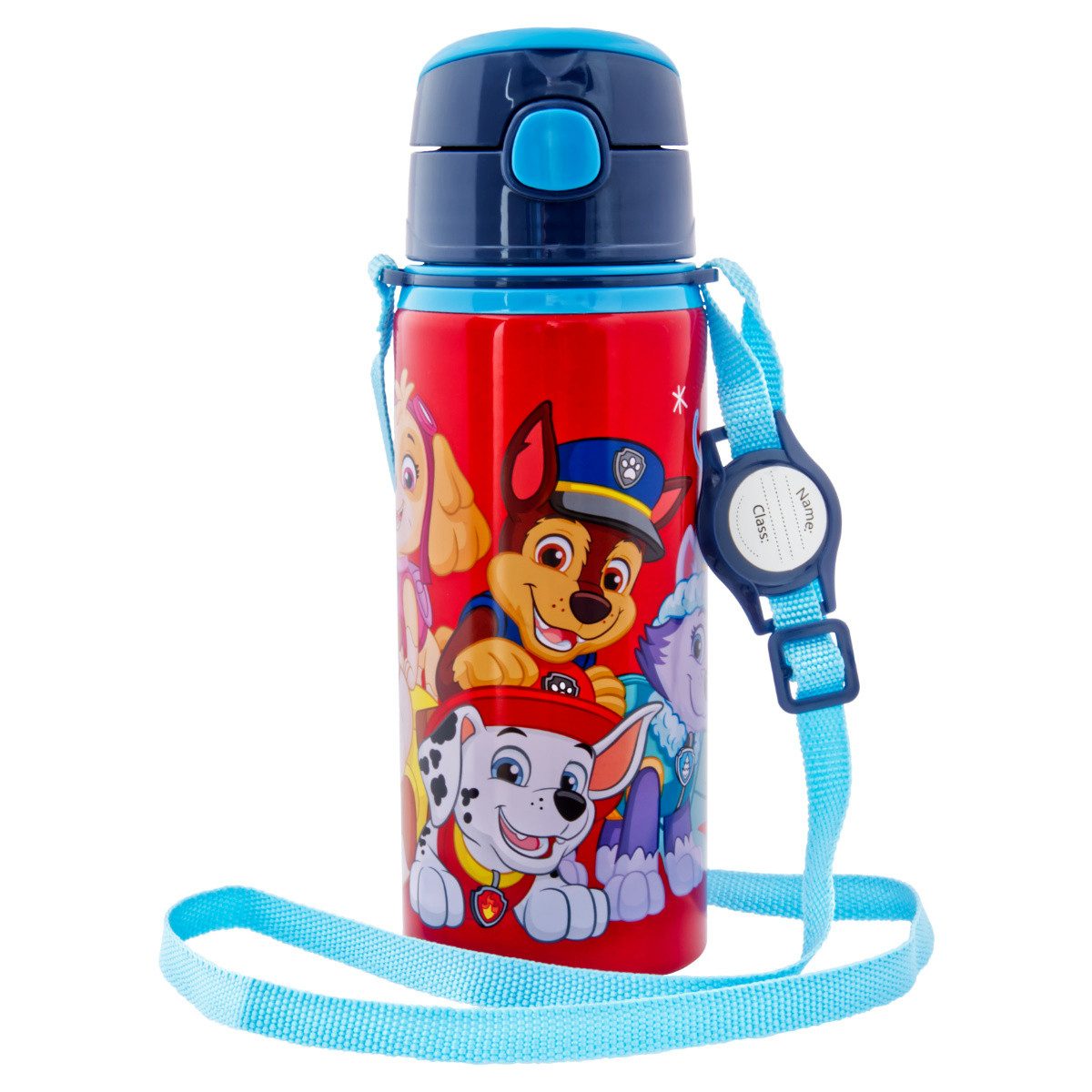 miniHeld Trinkflasche Kinder Trinkflasche 600ml Paw Patrol Tragegurt Aluminium Hunde Welpen