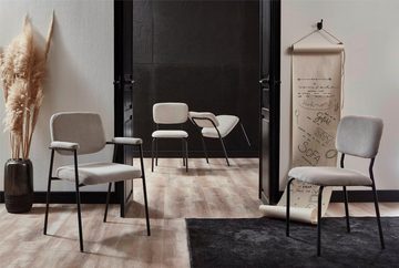 Home affaire Esszimmerstuhl (Set, 2 St), moderner Stuhl mit Cordbezug im 2-er Set