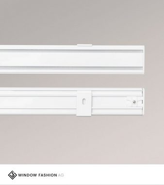 Sichtschutzbefestigung SET Vorhangschiene 2 Innl. Deckenmontage, WINDOW FASHION AG, (1-tlg), LxHxB 115x1.3x3.8cm