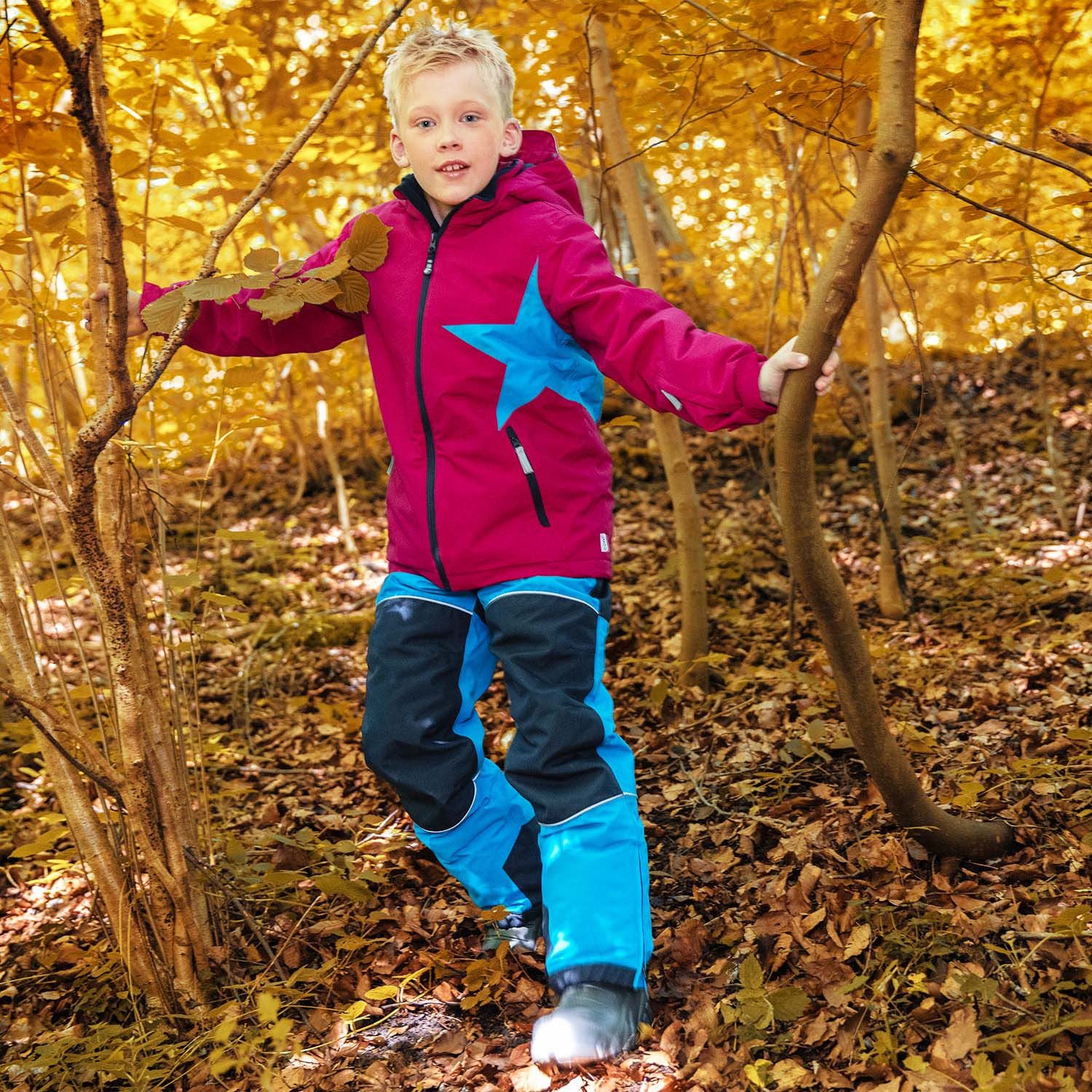 JAKO-O Outdoorjacke JAKO-O Winterjacke Skijacke Kinder Jungen Mädchen traube