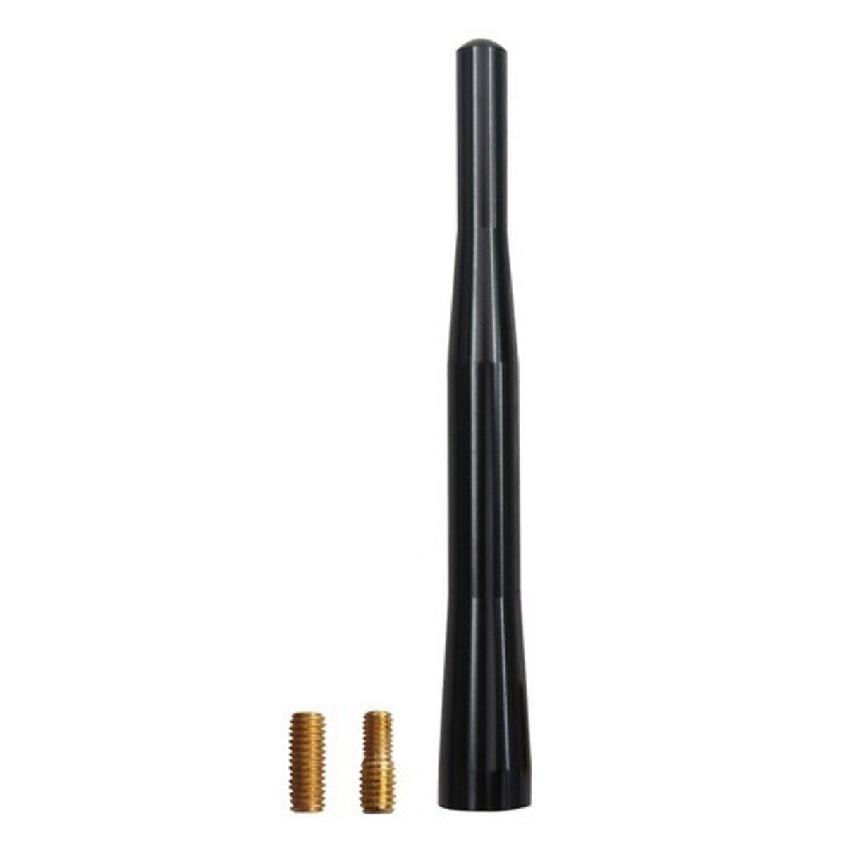AIV Kurz Antennen-Stab 11cm M5 M6 Universal Autoradio-Ersatzantennenstab (AM,FM,UKW,Radio), Kurzstab-Antenne, M5/M6-Gewinde Adapter, für AM FM UKW Auto-Radio – Bild 3 von 4
