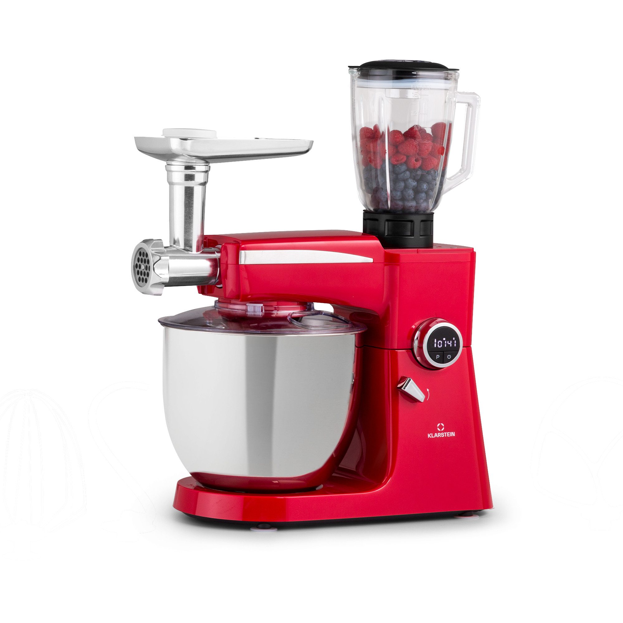 Klarstein Küchenmaschine mit Kochfunktion, 2000 W, 10 l Schüssel