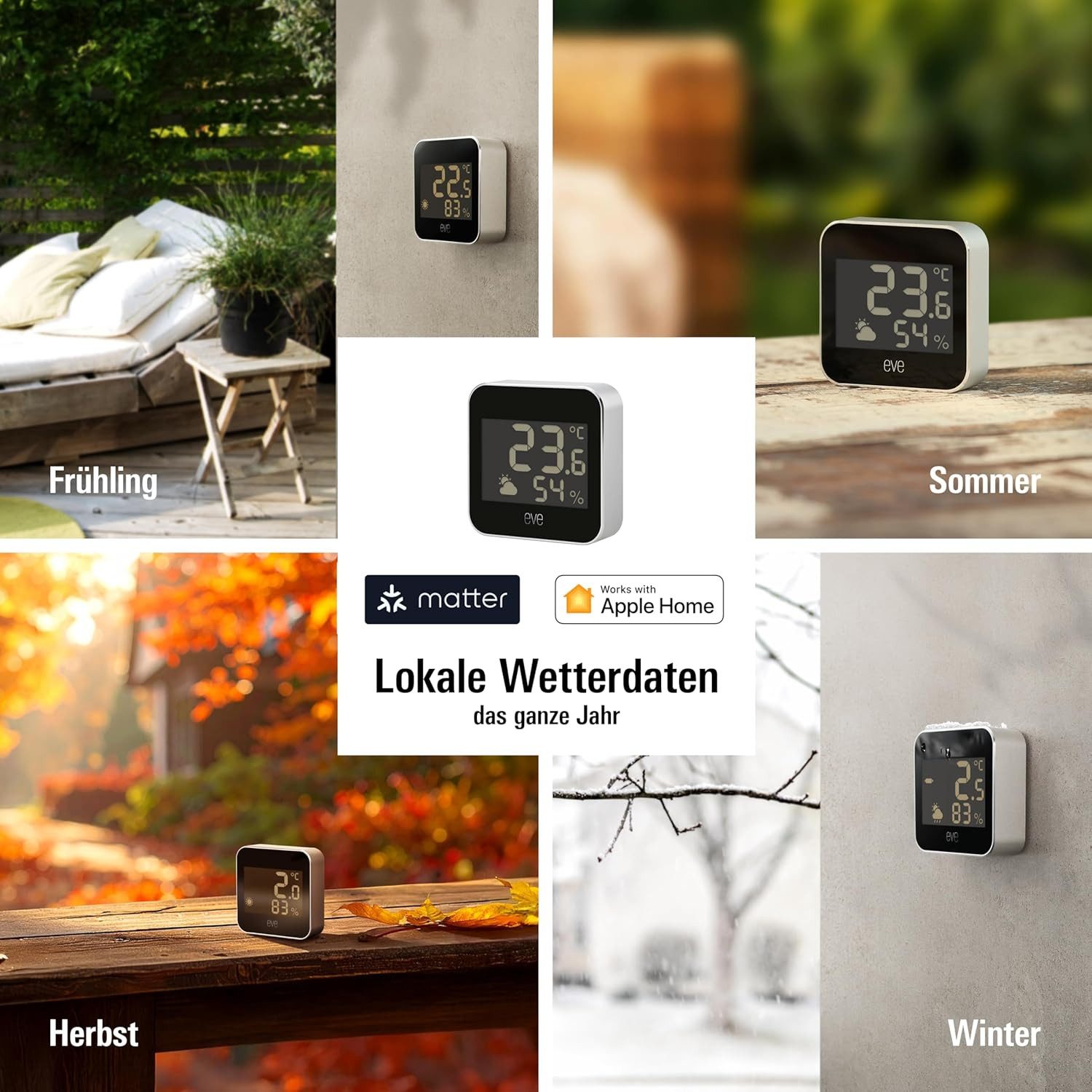 EVE Weather (Matter) Innenwetterstation – Bild 3 von 5