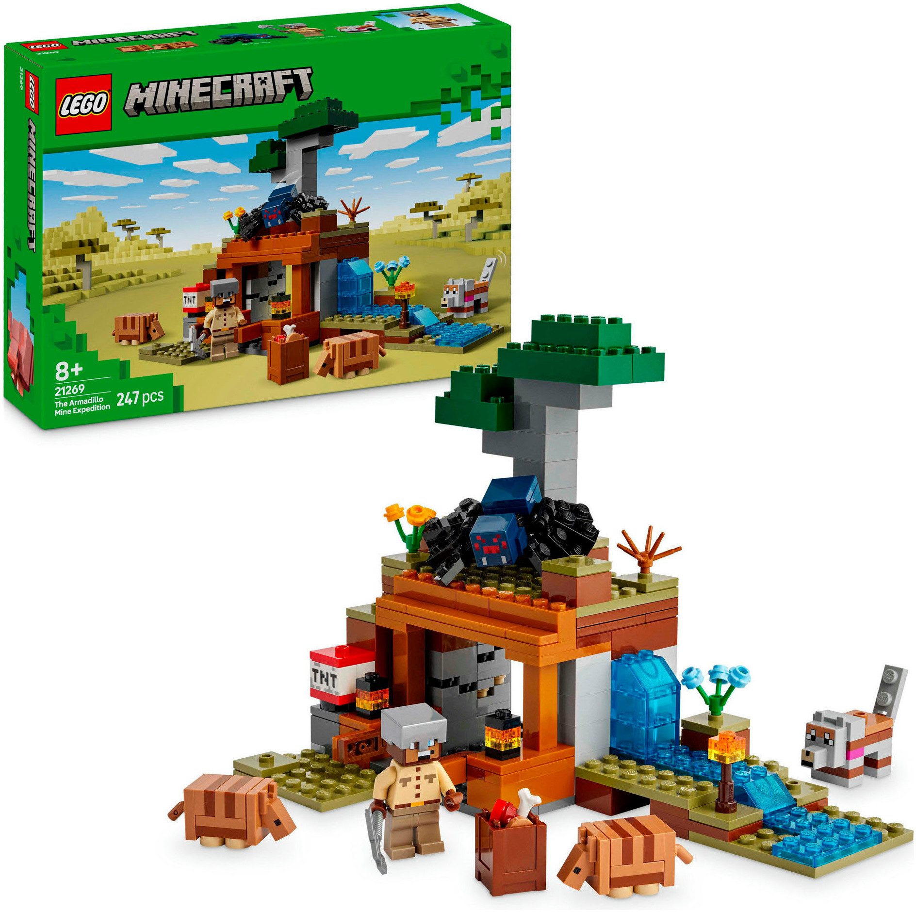 LEGO® Die Expedition zur Gürteltiermine (21269), LEGO Minecraft Konstruktio günstig online kaufen
