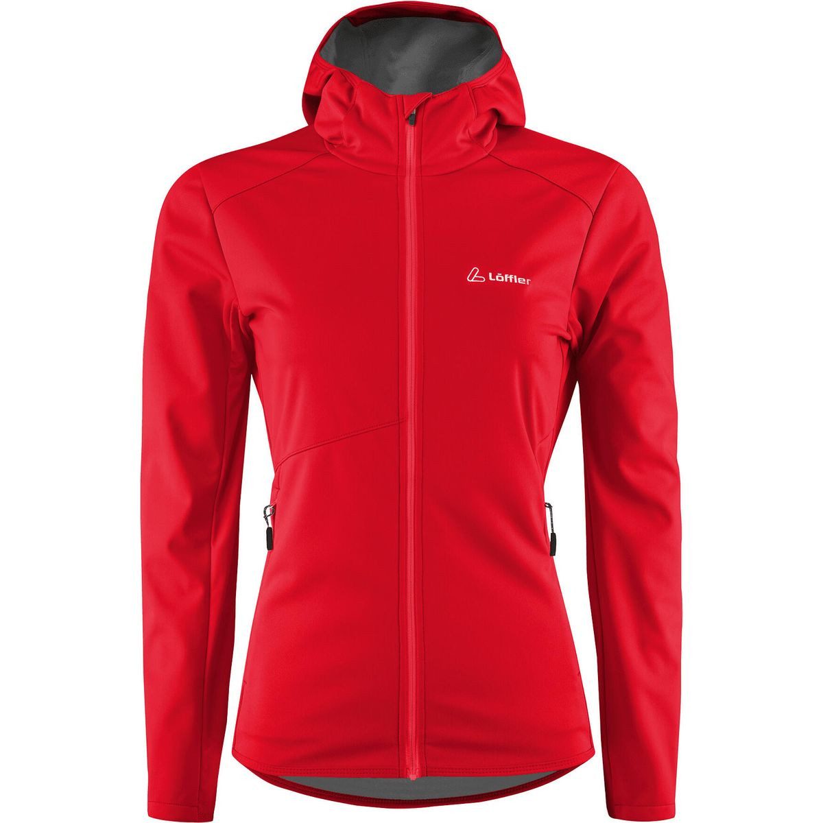 Löffler Skijacke Women Hooded Jacket North AB Light Vielseitige Softshelljacke mit Kapuze, ideal für Outdoor-Aktivitäten