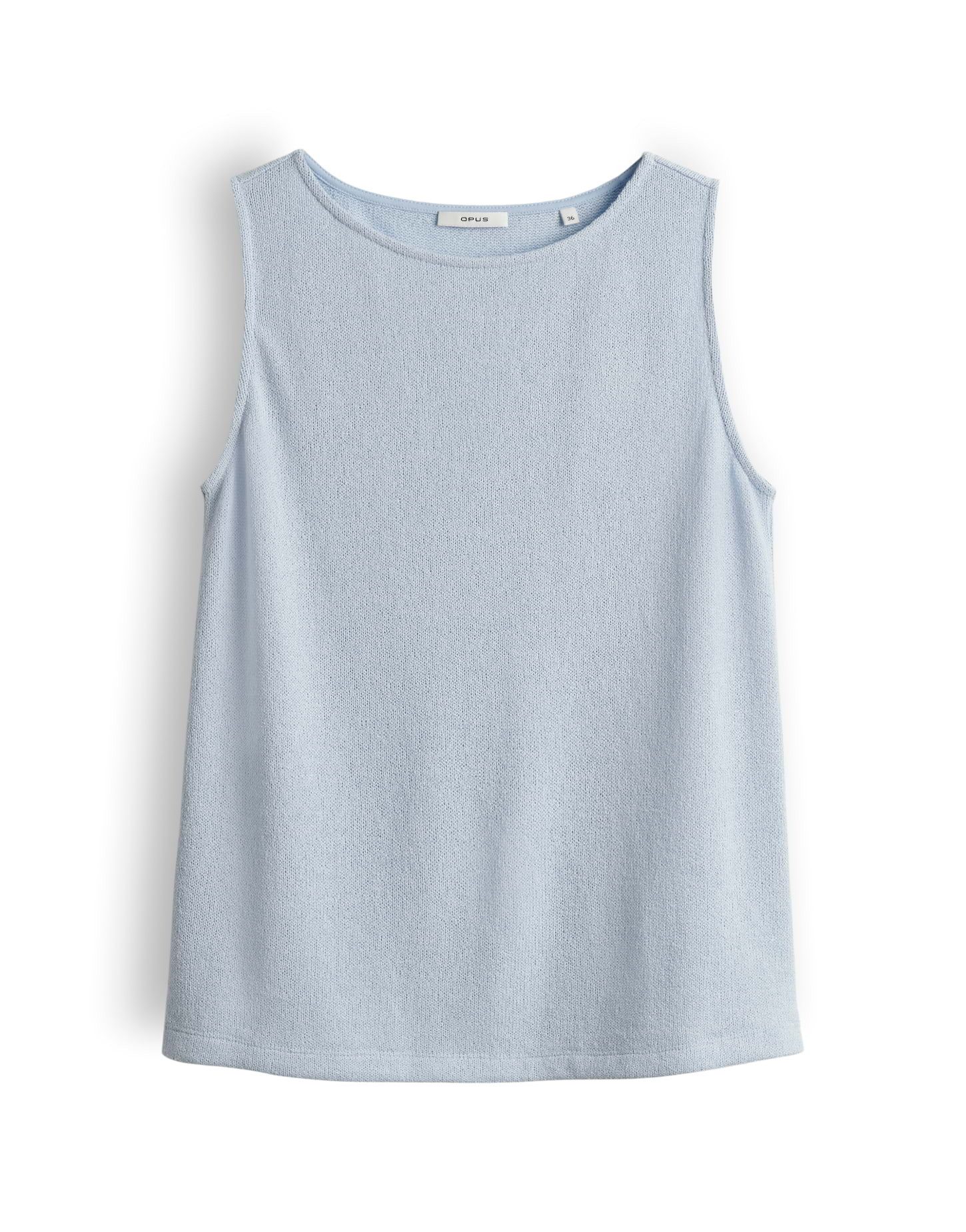 OPUS Shirttop ILONKI Loose in edler Strickoptik ärmellos und mit Rundhalsausschnitt – Bild 2 von 5