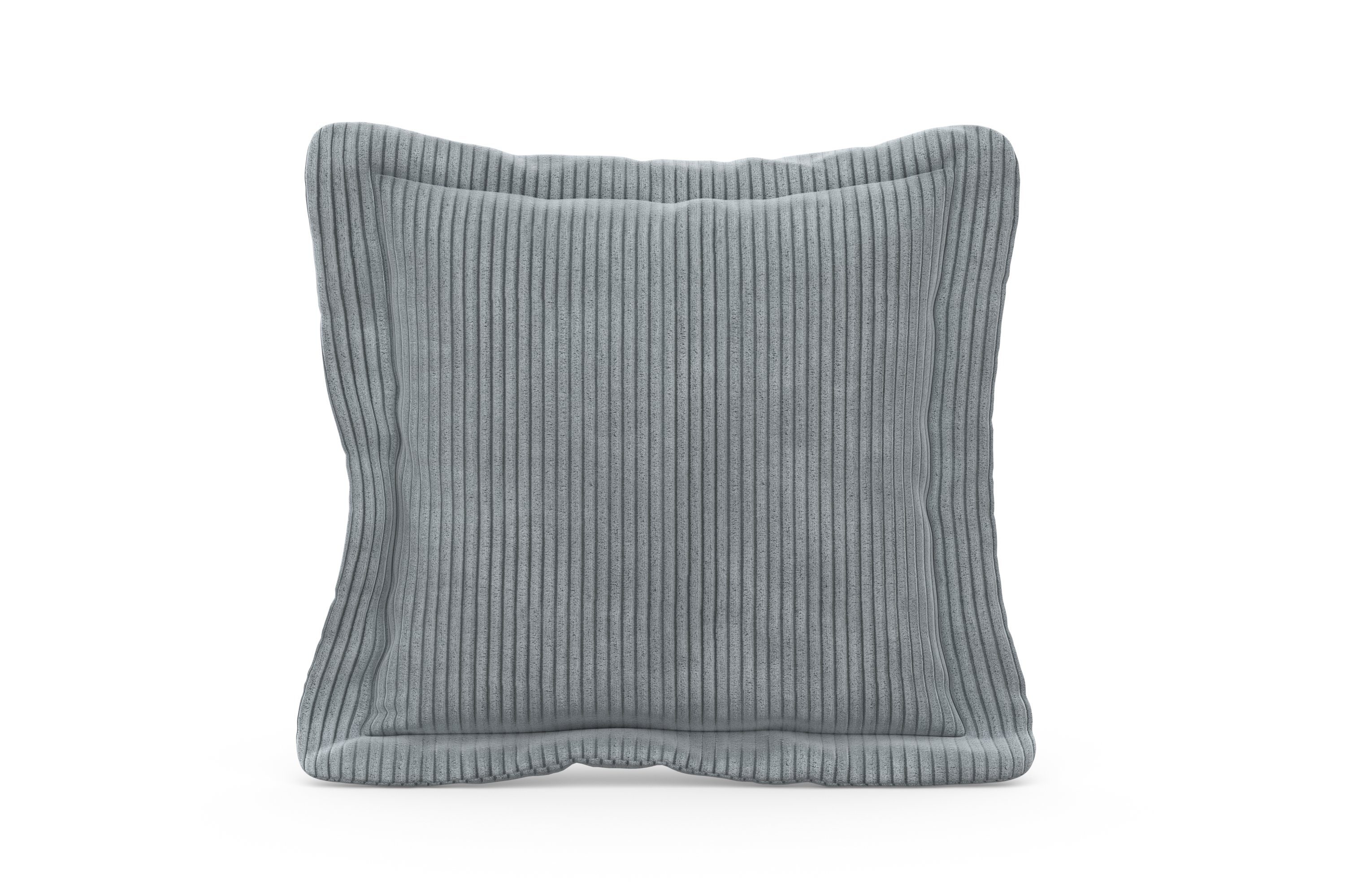 TRENDMANUFAKTUR Sofakissen Bourbon, (1 St), modernes Flatkissen 70x70 cm, in trendigem Cord erhältlich, universal