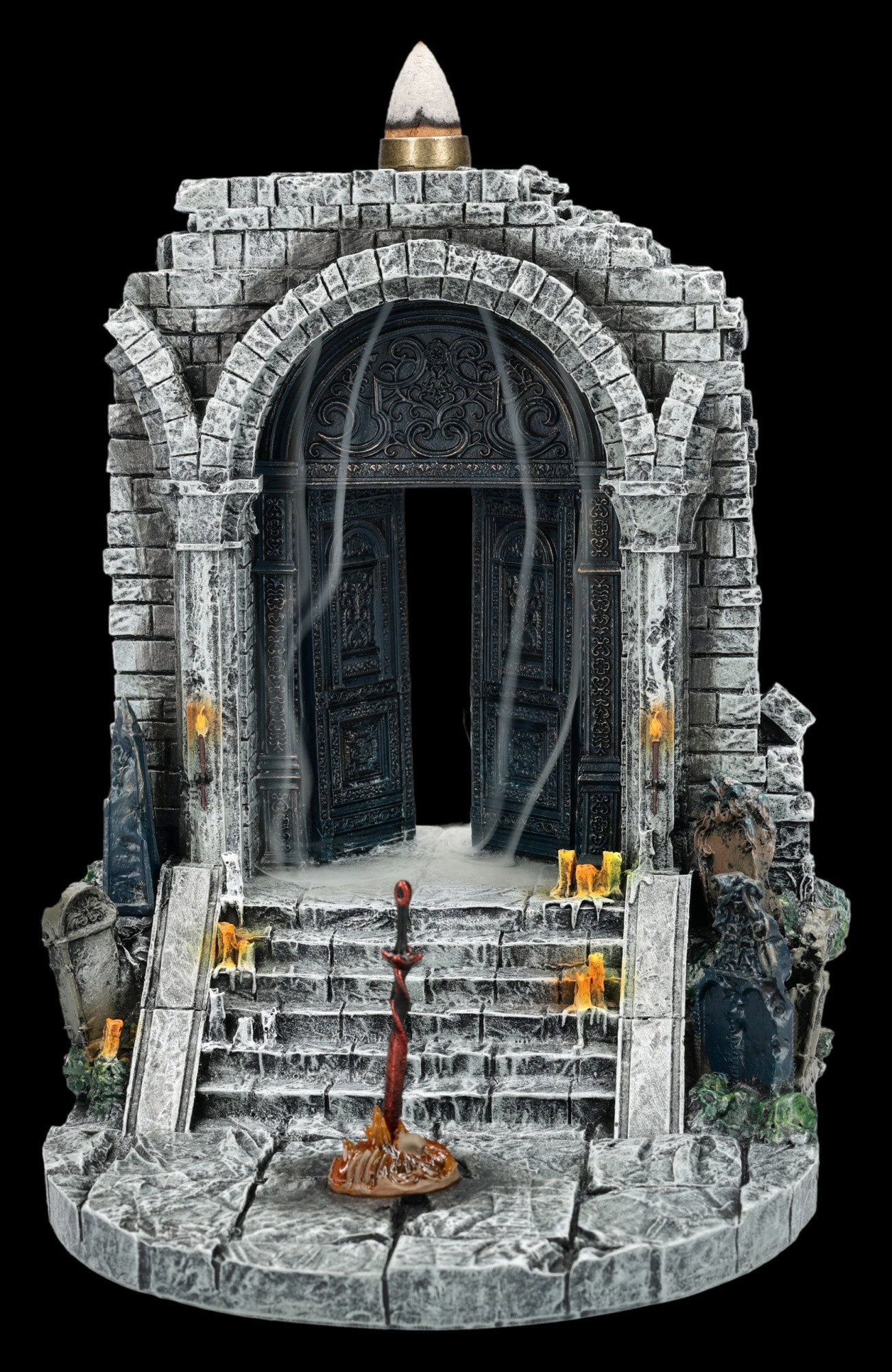Figuren Shop GmbH Räuchermännchen Dark Souls Räucherhalter – Fog Gate Backflow Figur 19 cm Sammlerfigur