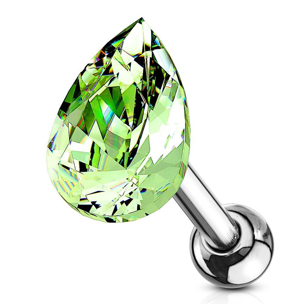 Order & Smile Schmuck Piercing-Set Helix & Tragus Ohr Piercing „Tropfen“
