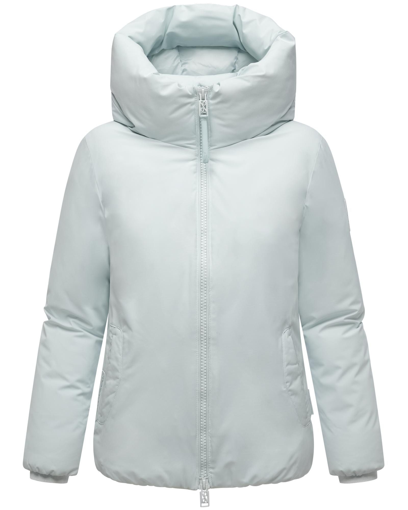 Navahoo Winterjacke Blütenlicht 14 Warme Damenjacke mit hohem Kragen
