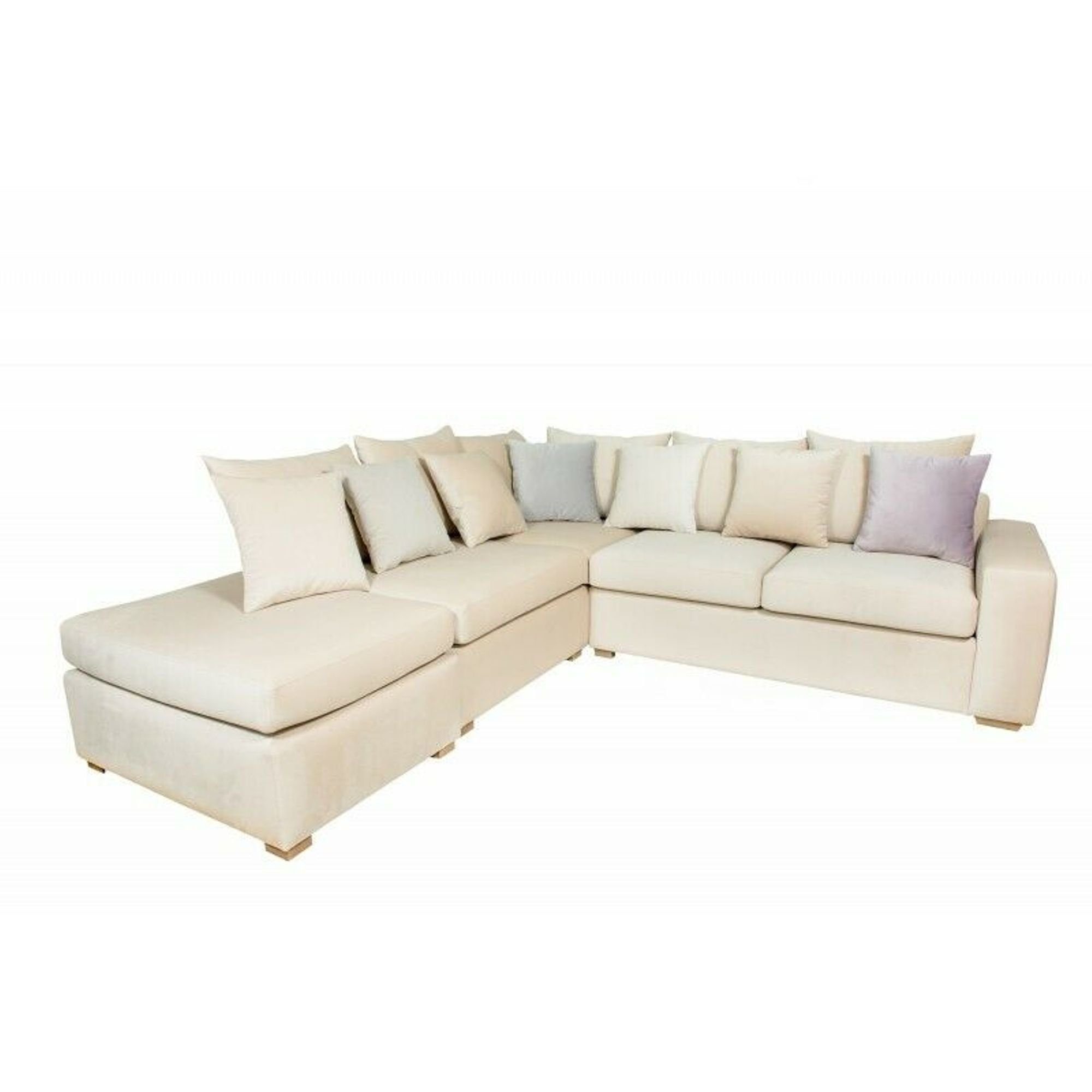 JVmoebel Ecksofa Ecksofa Chesterfield Polster Sofa Polster Sitze Ecke Sofa, Made in Europe