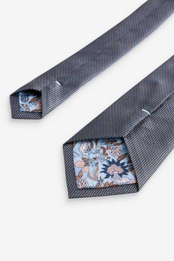 Next Krawatte Set aus Seidenkrawatte und Einstecktuch (2-St)