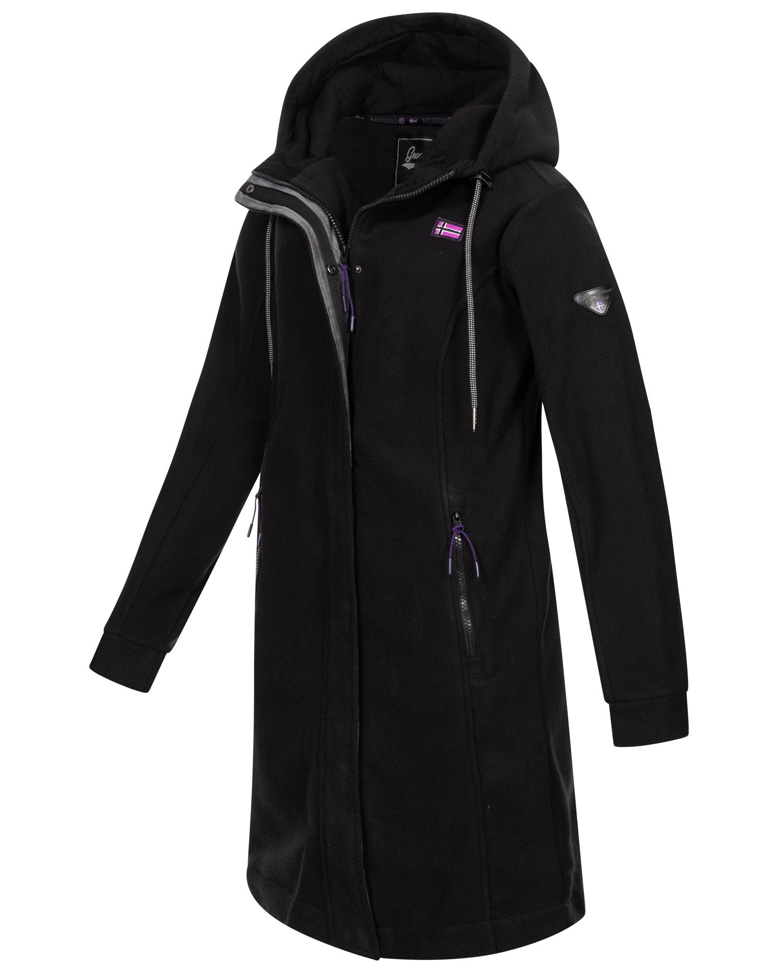 Geographical Norway Fleecejacke Damen Teddy Fleece Jacke Herbst Winter Jack günstig online kaufen