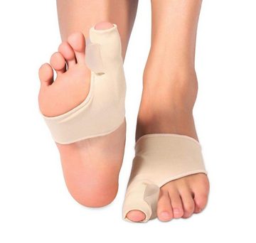 Alster Herz Hallux-Bandage Korrektur Set, Hallux Valgus Schiene mit Protektoren aus Silikon, 1-tlg., lindert Schmerzen bei Hallux Valgus