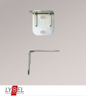 LYSEL® Seilspannsonnensegel Montagewinkel für Montage-SET Pergola, HxB 55x60mm