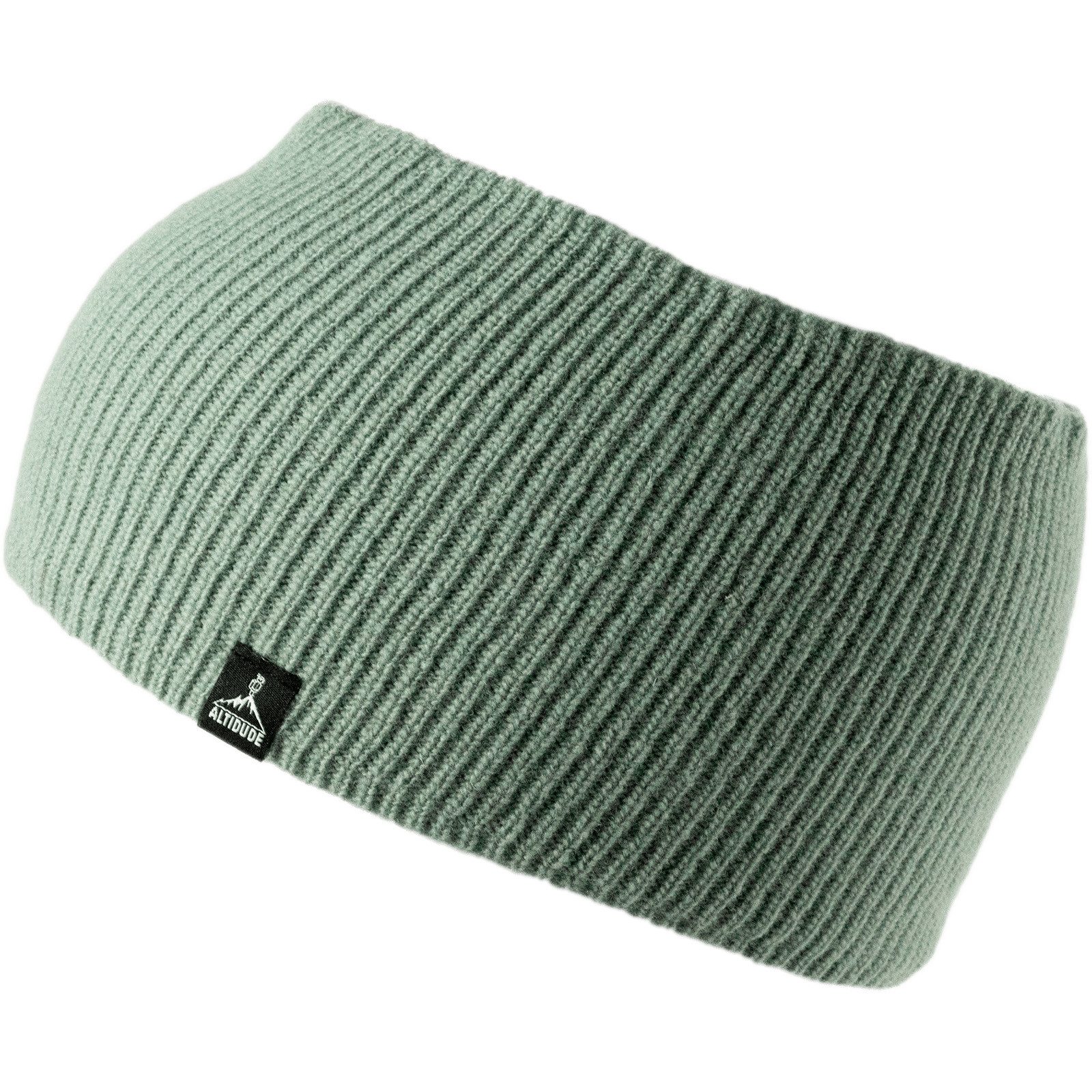 ALTIDUDE Stirnband Merino Stirnband Hermit Ripp Strick Kopfband Ohren Schützer Lamm Wolle