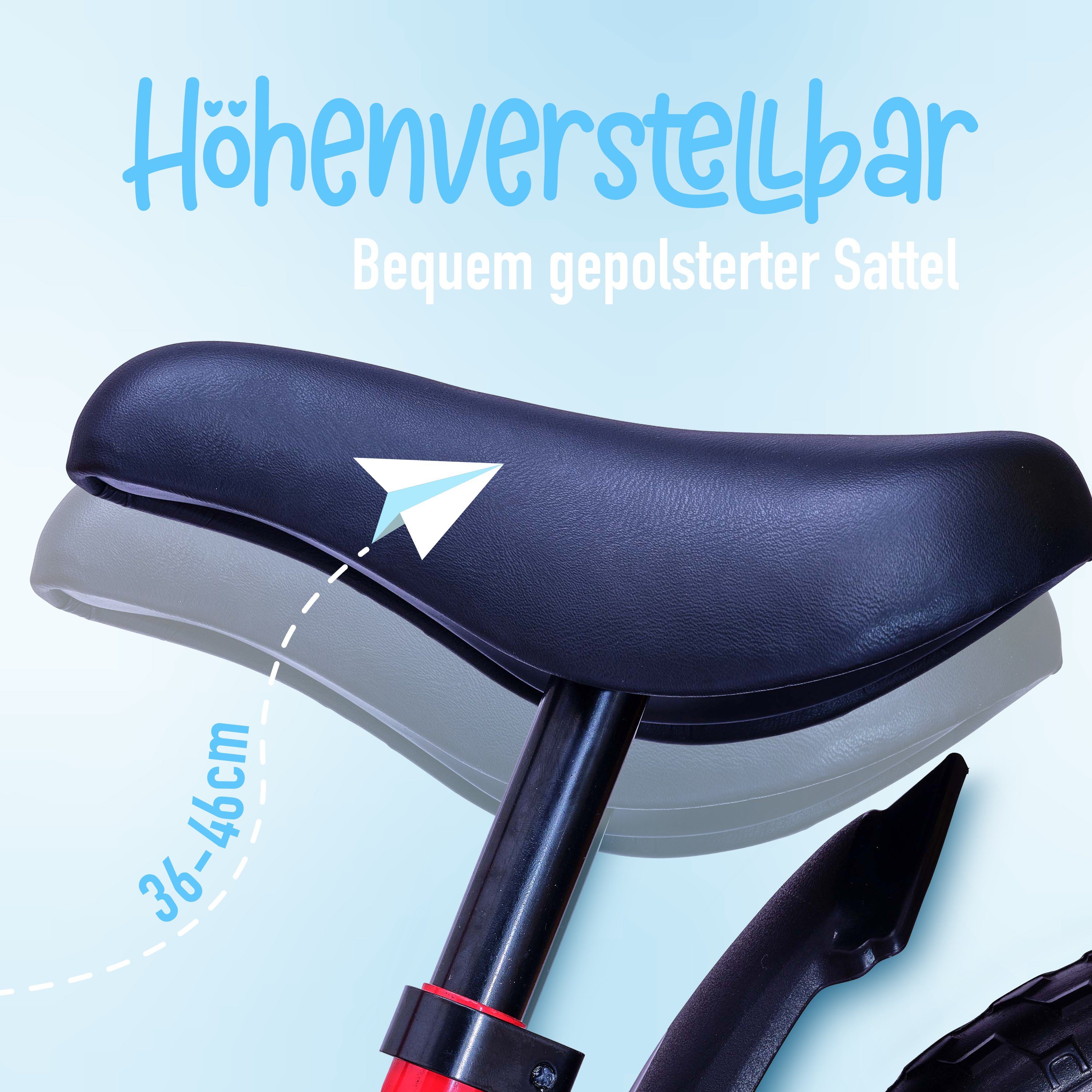 Apollo Laufrad Laufrad für Kinder Aviator 12 Zoll Zoll, leicht und stabil