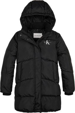 Calvin Klein Jeans Steppmantel CK LONG PUFFER COAT für Kinder bis 16 Jahre und Calvin Klein Markenlabel