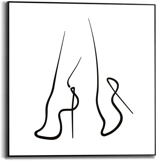 Reinders! Bild »Gerahmtes Bild High Heels Abstrakt - Zeichnung - Schuhe - Pumps«, Schuhe (1 Stück)-Otto