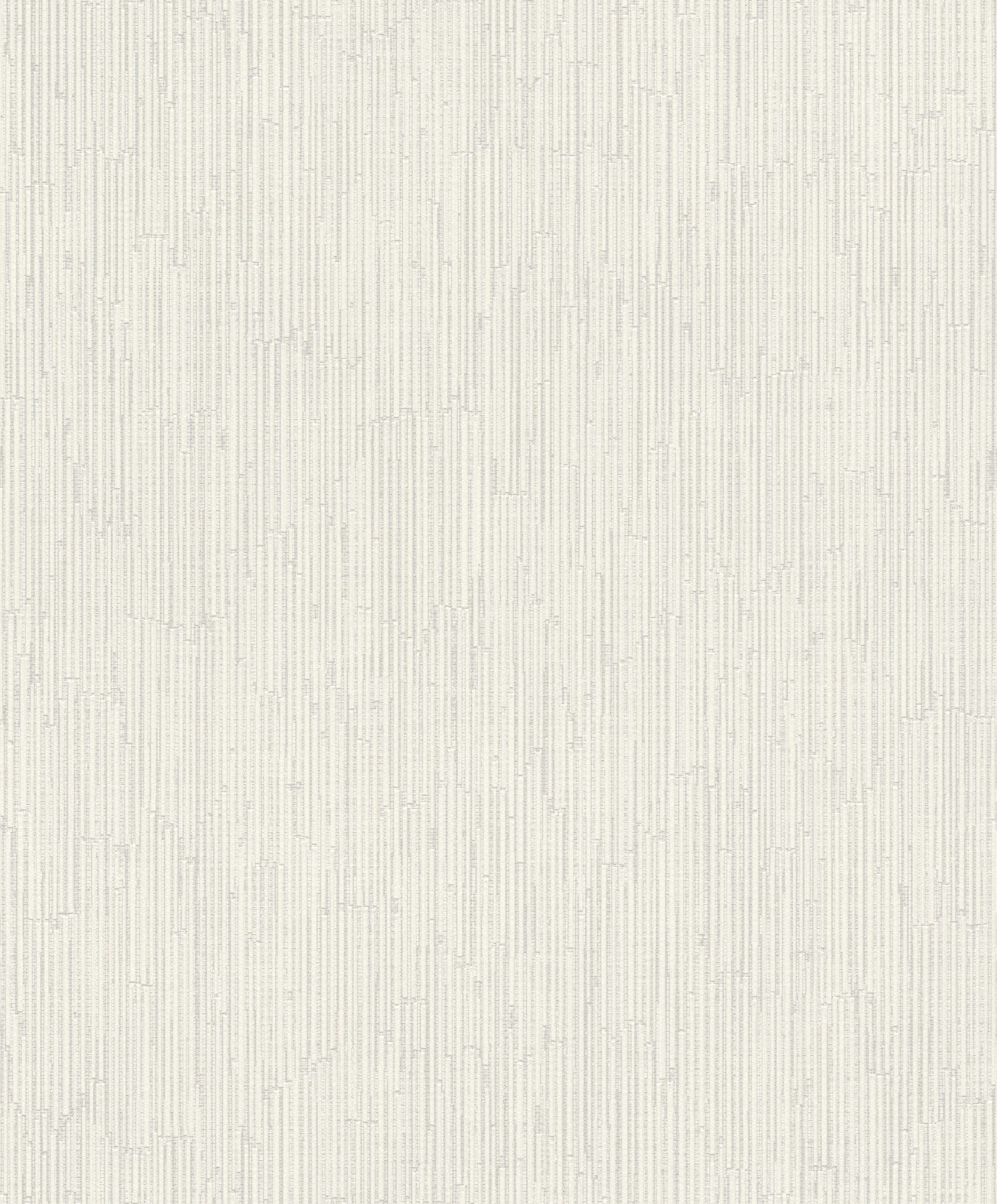 Rasch Vliestapete Vliestapete 312607 Weiß-Cremeweiß Uni 10,05 m x 0,53 m