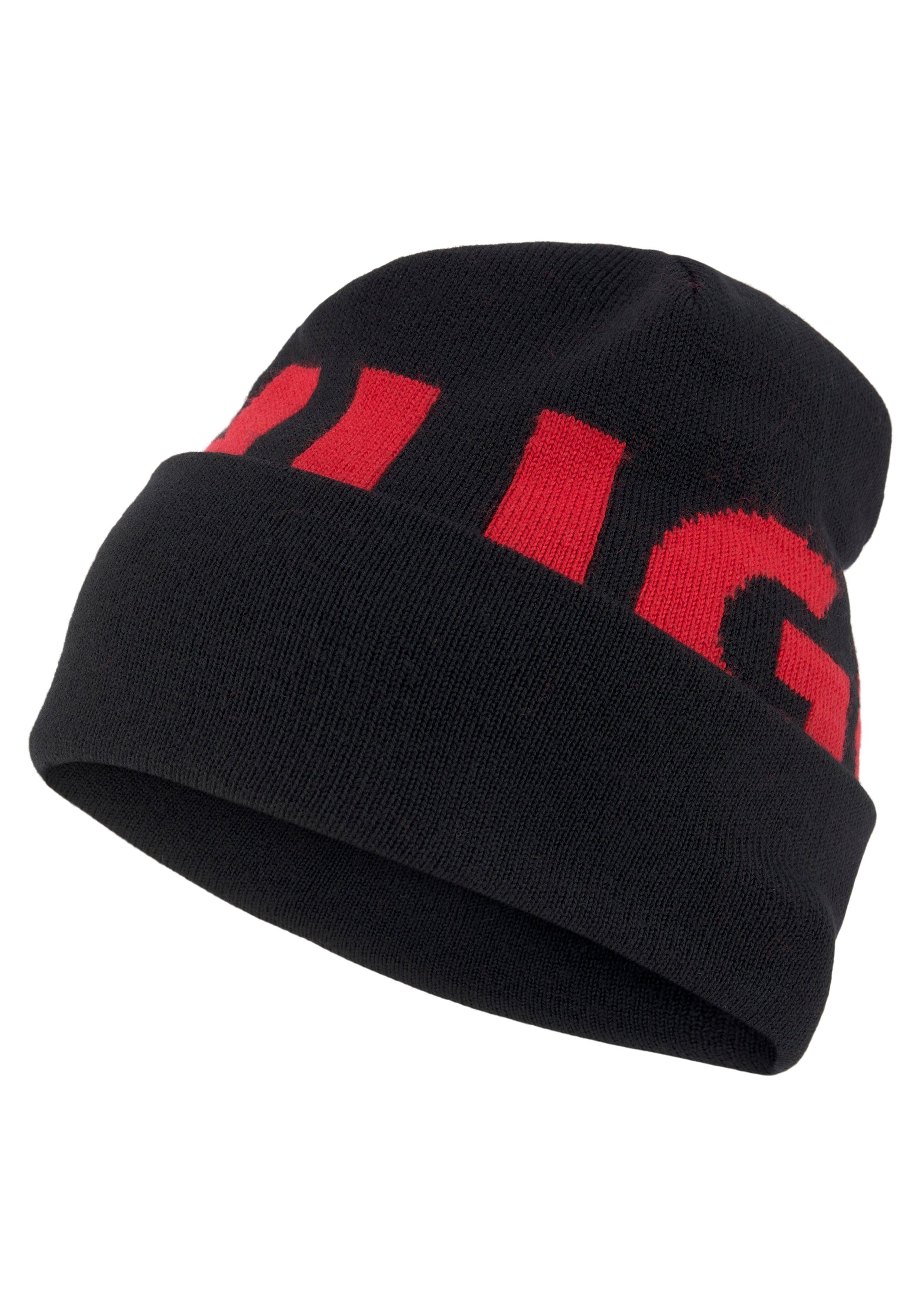 HUGO Beanie Xipro mit Markenlogo