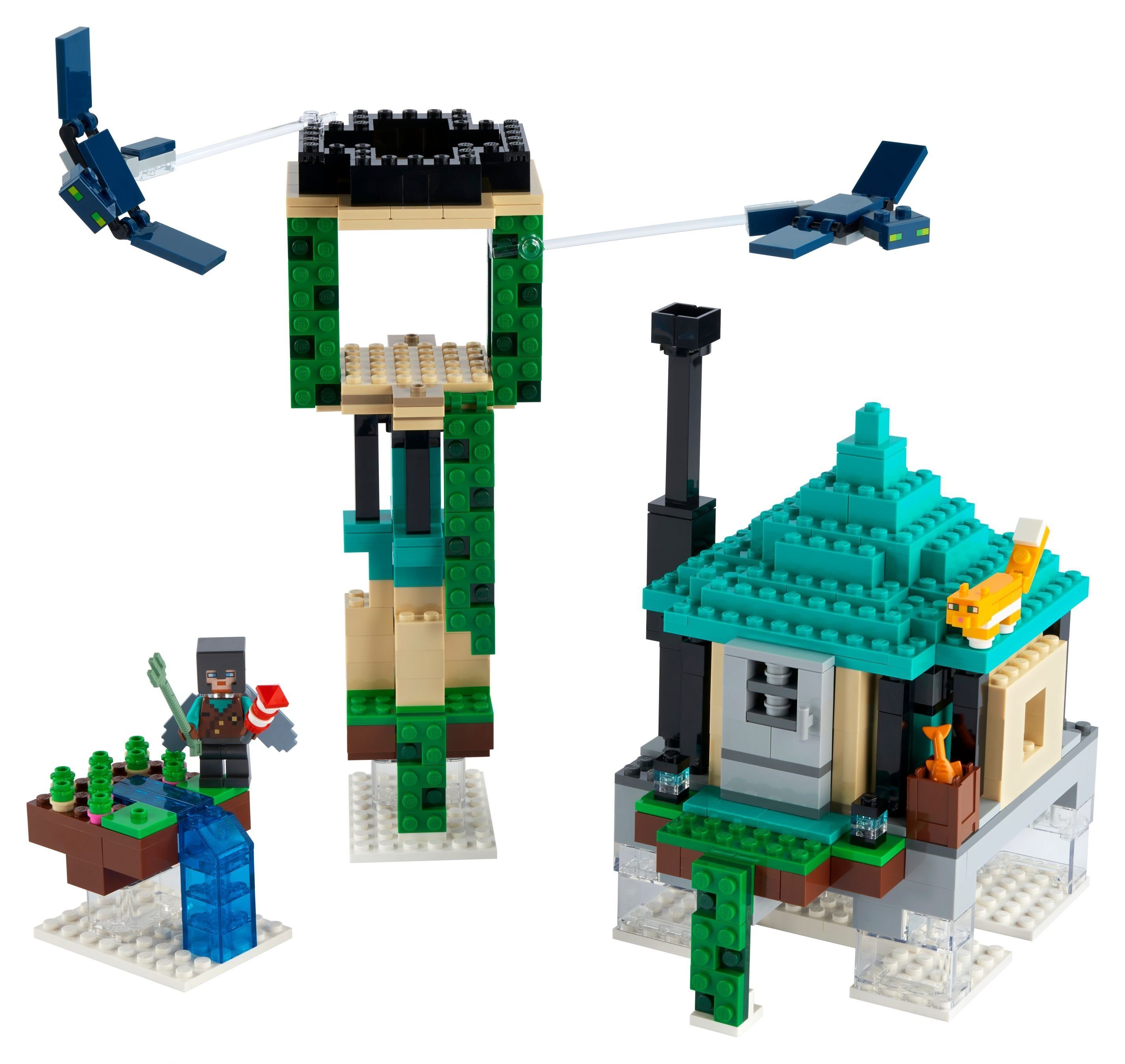 LEGO® (565 Der - Minecraft™ St) Konstruktionsspielsteine Himmelsturm, LEGO®