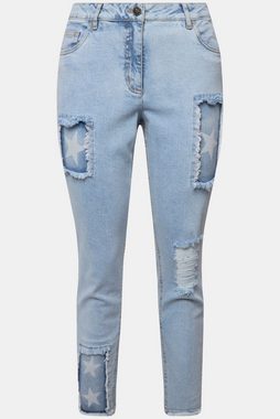 Angel of Style Regular-fit-Jeans Jeans modische Patches 5-Pocket