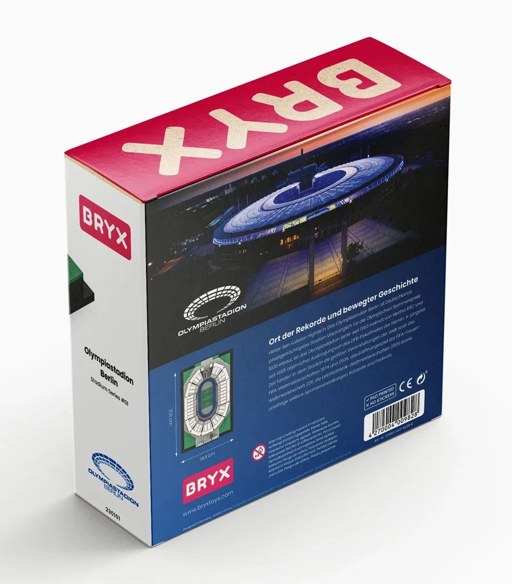 BRYX Olympiastadion Berlin Konstruktionsspielsteine, (629 St) – Bild 5 von 5