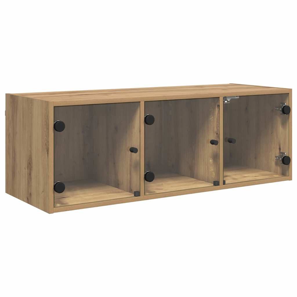 vidaXL Schranksystem Wandschrank 102 x 37 x 35 cm Holzwerkstoff Artisan-Eiche (1-St)