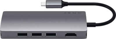 Satechi »Type-C Multi-Port Hub 4K Ethernet V2« Adapter zu USB 3.0, USB Typ C, RJ-45 (Ethernet), HDMI, SD-Card, MicroSD-Card