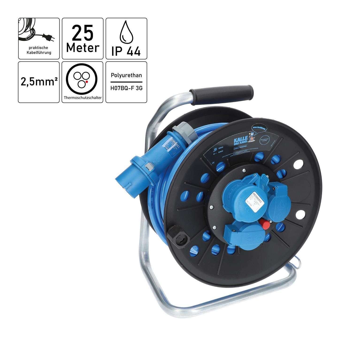 KALLE DAS KABEL Campingkabeltrommel CEE 230V günstig online kaufen