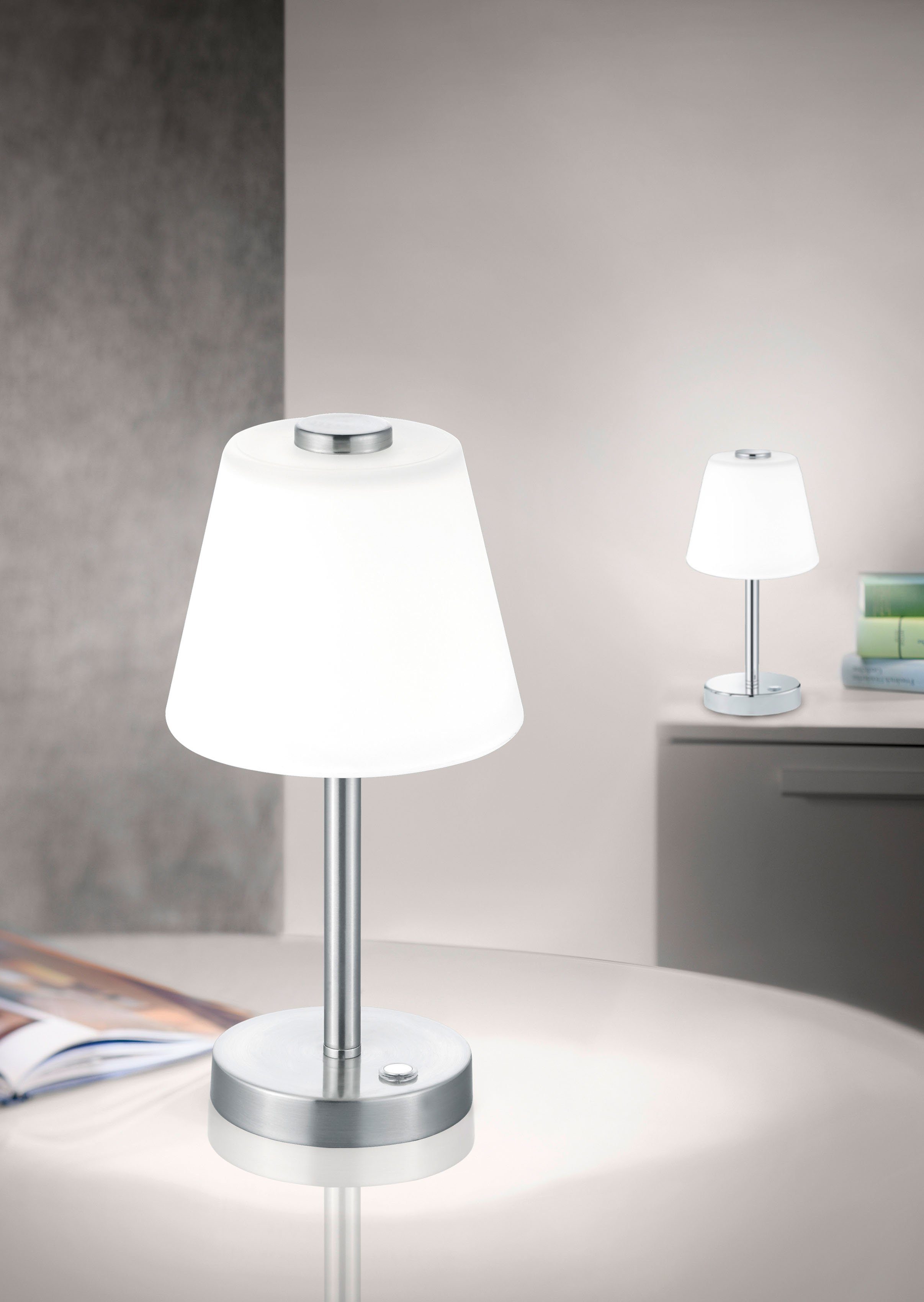 TRIO Leuchten LED Tischleuchte Emerald, Dimmfunktion, günstig online kaufen