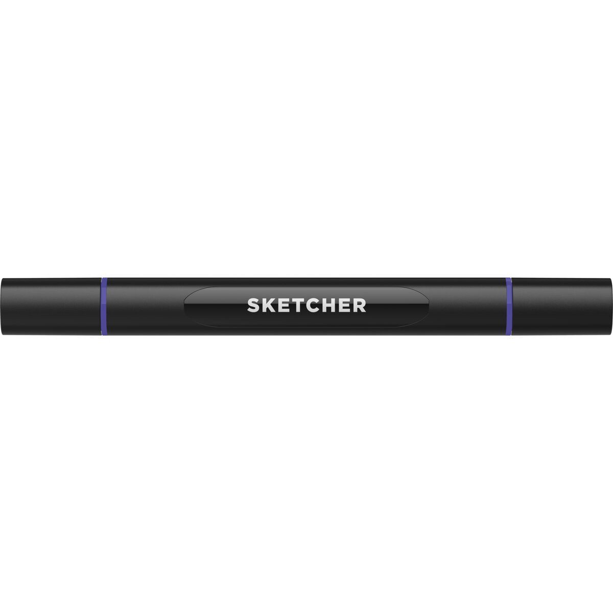 Filzstift Twinmarker Sketcher brush+chisel V 225 blaubeere.