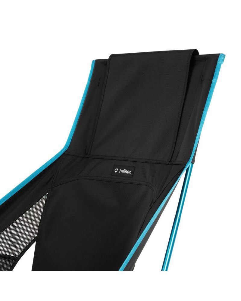 Helinox Campingstuhl Sunset Chair (re) - Extra Large, Tension Design - schwarz/blau