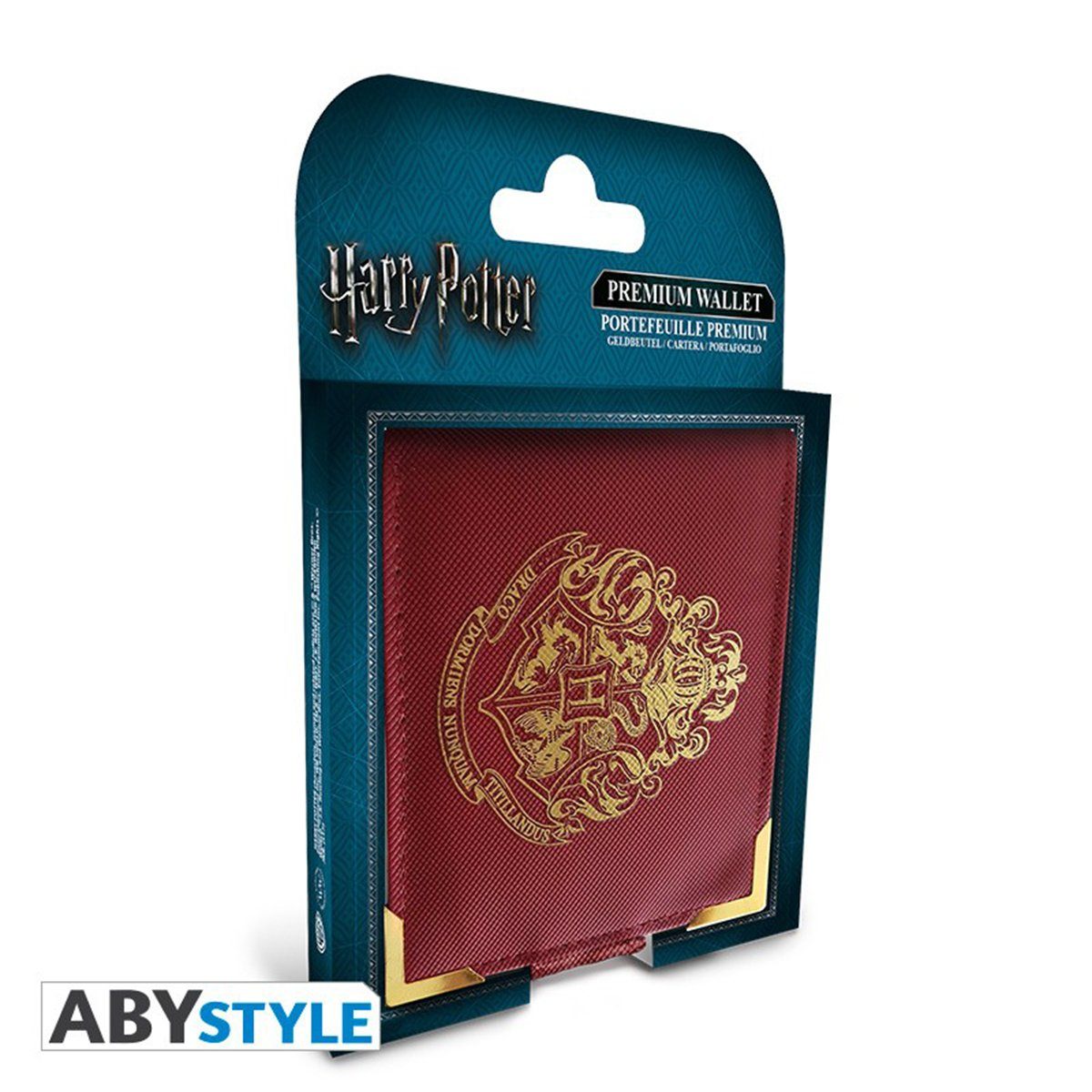 ABYstyle Geldbörse Harry Potter Geldbeutel Wappen Premium Hogwarts