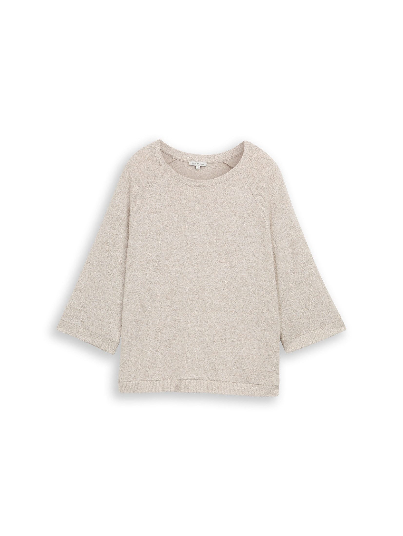 TOM TAILOR 3/4-Arm-Shirt Langarmshirt mit Raglanärmeln günstig online kaufen